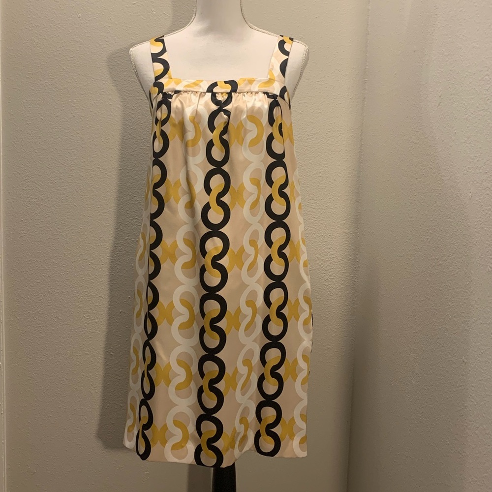 J. Crew mod chain print silk shift dress size 4